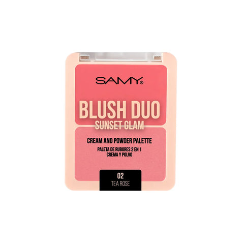 RUBOR 2 EN 1 SUNSET GLAM 02 TEA ROSE