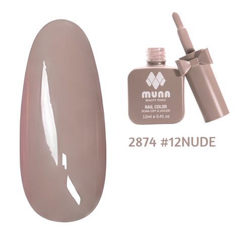 ESMALTE SEMIPERMANTE MUNA REF:2874 NAIL COLOR
