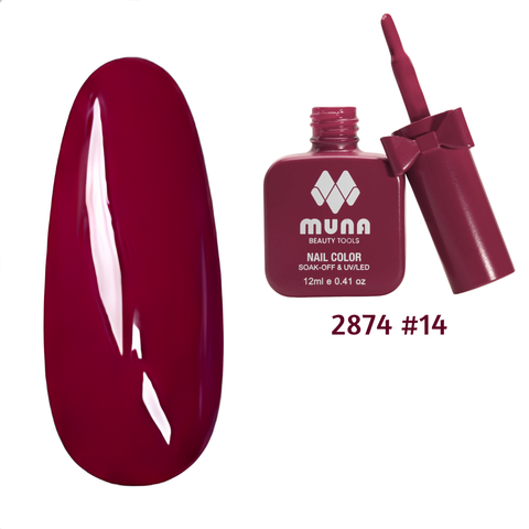 ESMALTE SEMIPERMANTE MUNA REF:2874 NAIL COLOR