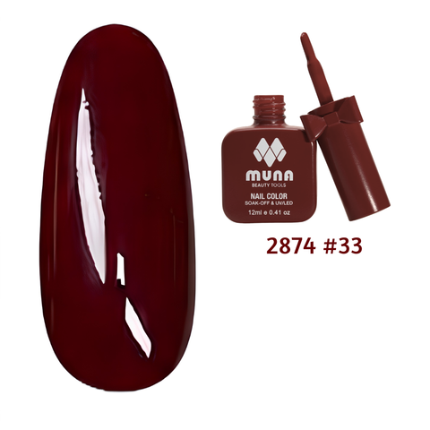 ESMALTE SEMIPERMANTE MUNA REF:2874 NAIL COLOR