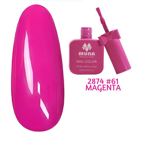 ESMALTE SEMIPERMANTE MUNA REF:2874 NAIL COLOR