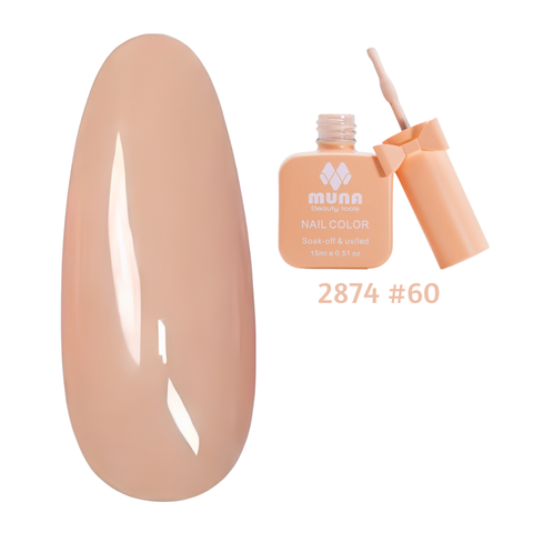 ESMALTE SEMIPERMANTE MUNA REF:2874 NAIL COLOR