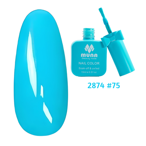 ESMALTE SEMIPERMANTE MUNA REF:2874 NAIL COLOR