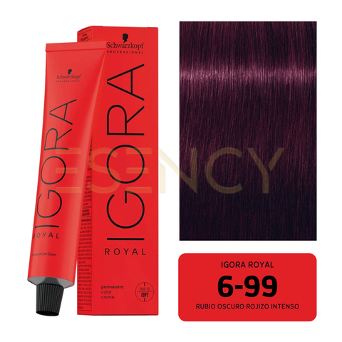 TINTE IGORA ROYAL COBRES, ROJOS Y VIOLETAS