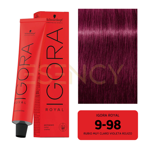 TINTE IGORA ROYAL COBRES, ROJOS Y VIOLETAS