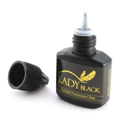 PEGANTE PESTAÑAS PELO A PELO LADY BLACK  10ML