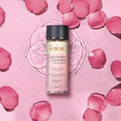 DESMAQUILLANTE AGUA MICELAR DUAL DE ROSAS KALOE