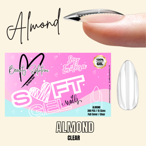 UÑA PRESS ON BEUTY ALMOND M