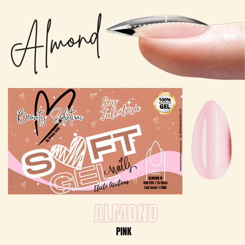 UÑA PRESS ON BEUTY ALMOND M