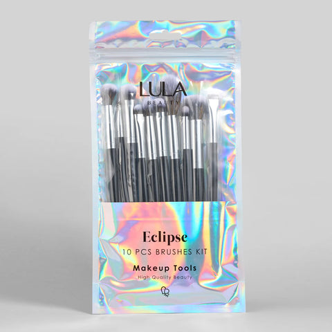 KIT DE BROCHAS X 10 PCS LULA ECLIPSE