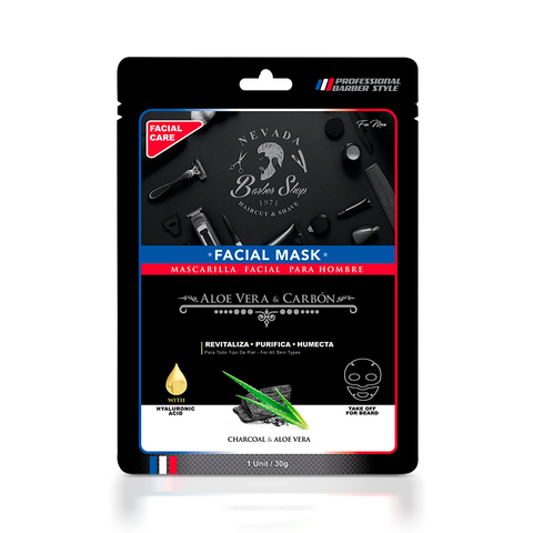 MASCARILLA VELO ALOE VERA Y CARBON X30 GR NEVADA