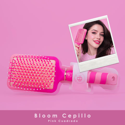 BLOOM CEPILLO PINK CUADRADO BL-TN003