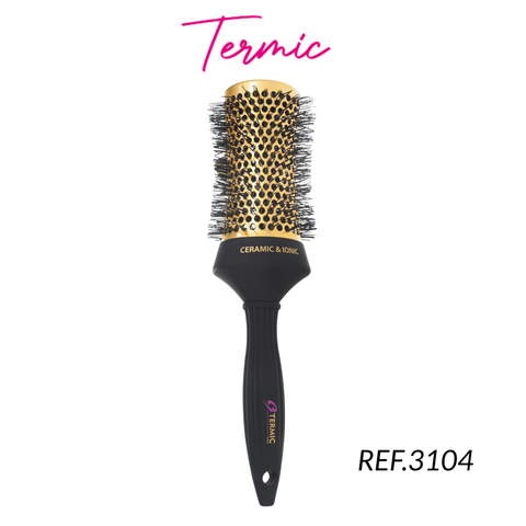CEPILLO TEMICO DORADO MANGO GOMA #4 REF:3104