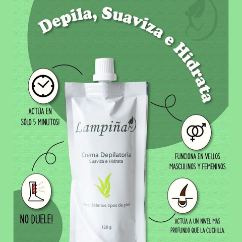 CREMA DEPILATORIA CORPORAL LAMPIÑA
