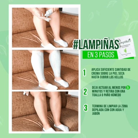 CREMA DEPILATORIA CORPORAL LAMPIÑA