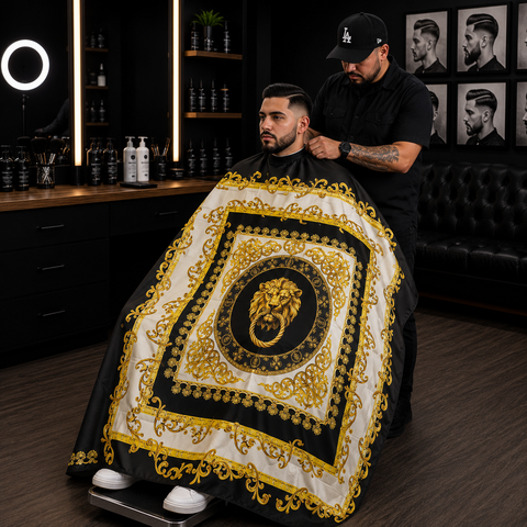CAPA ESTAMPADA LEON DORADO