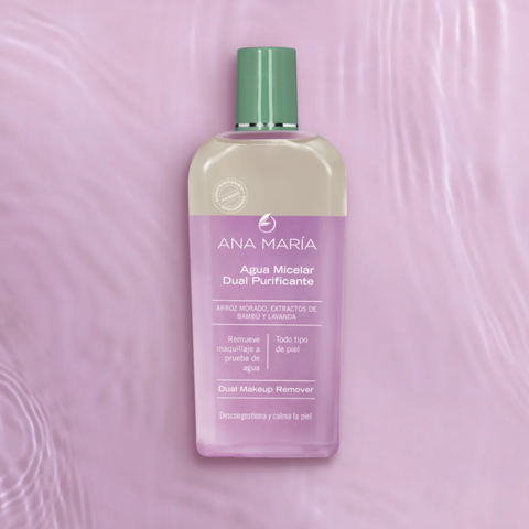 DESMAQUILLANTE AGUA MICELAR DUAL PURIFICANTE ANA MARIA