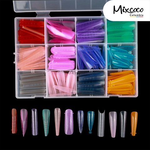 UÑAS DUAL COLORES X288 MIXCOCO