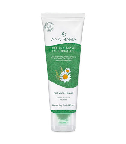 ESPUMA FACIAL EQUILIBRANTE ROMERO Y MANZANILLA