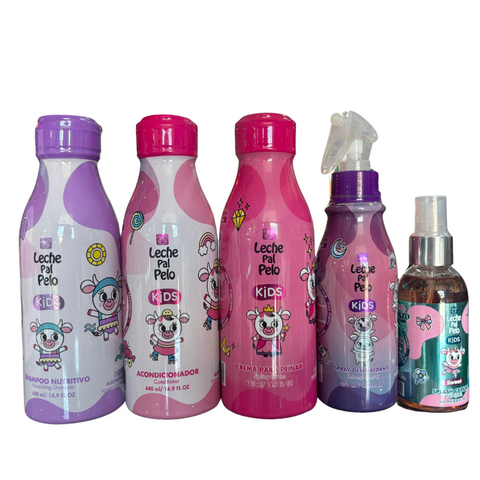 KIT NIÑAS LECHE PAL PELO