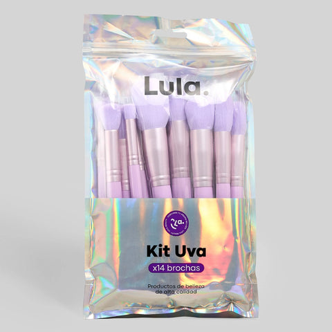 KIT DE BROCHAS UVA X 14 UND LULA