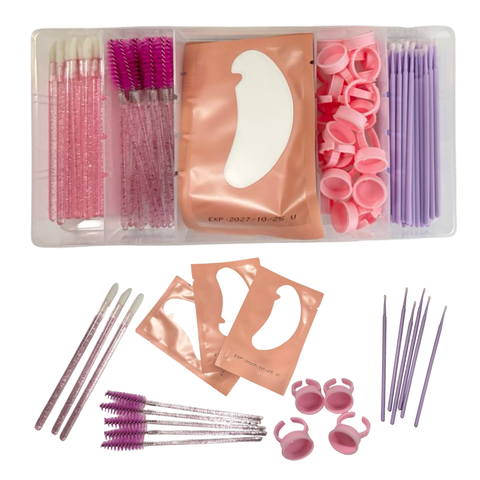 SET ESTUDIANTIL DE PESTAÑAS PELO A PELO REF. IN-835