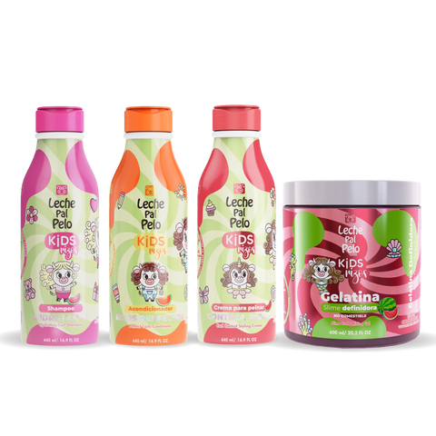 KIT KIDS RIZOS LECHE PAL PELO