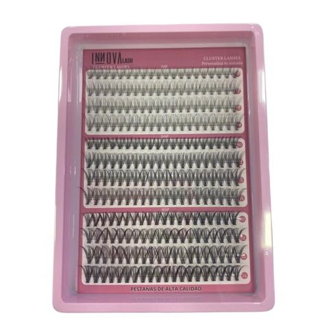 SET PESTAÑA EFECTO RUSO MIX 10P/20P/30P IN-1039