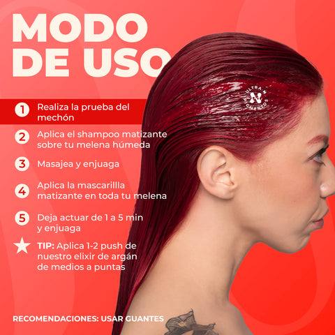 MASCARILLA ROJO FUEGO X300 ML NAISSANT