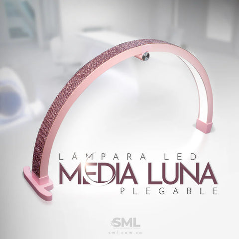 LAMPARA DE MESA MEDIA LUNA DIAMANTES