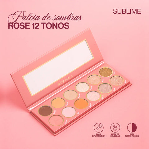SOMBRAS - PALETA DE SOMBRAS 12 TONOS | SUBLIME NUDE