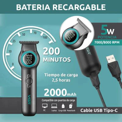 COMBO SHAVER Y PATILLERA VGR990- 377