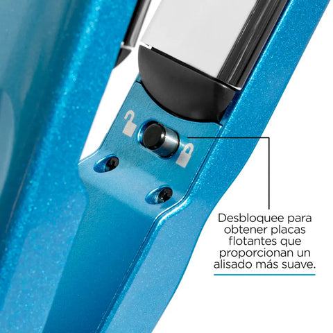 PLANCHA DIJITAL NANO TITATIUM AZUL 1 1/4" XL
