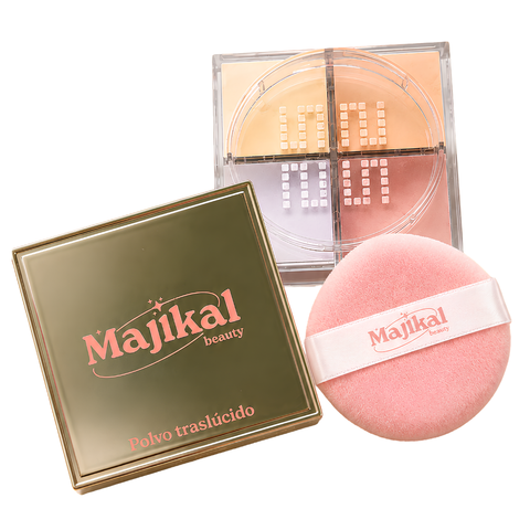 POLVO TRASLUCIDO 4 TONOS MAJIKAL X14GR