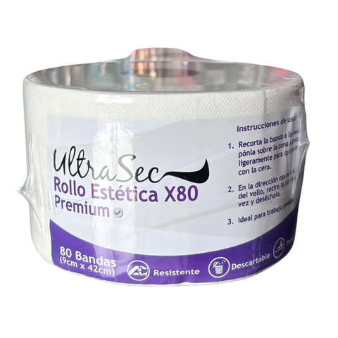 ROLLO DE LIENZO DEPILACION PREMIUM X80