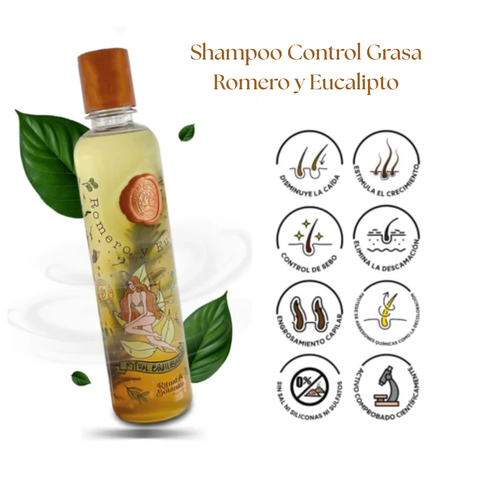 SHAMPOO ROMERO Y EUCALIPTO X400 ML RB