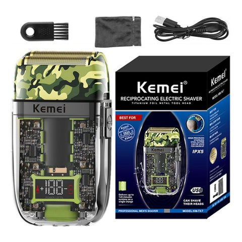 SHAVER KEMEI KM-TX7 PB