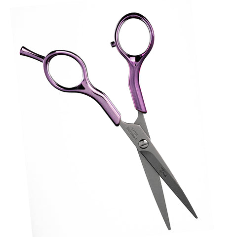 TIJERA MICRODENTADA PURPURA METALIZADO 6"