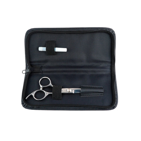 TIJERAS MICRODENTADA ACERO 420 SILVER CON ESTUCHE