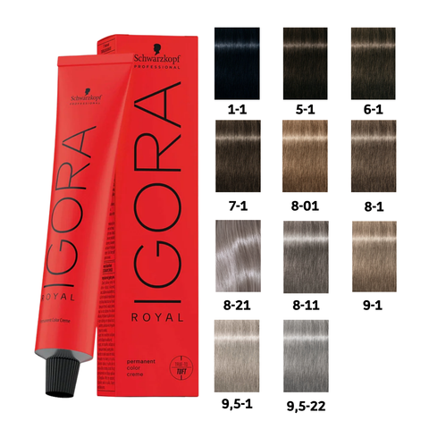 TINTE IGORA ROYAL CENIZOS/HUMOS