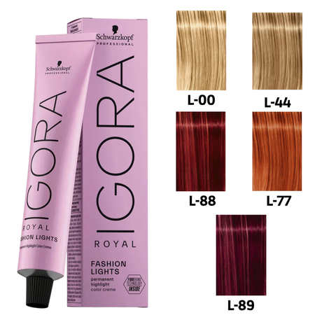 TINTE IGORA ROYAL FASHION LIGHTS SUPER ACLARANTES