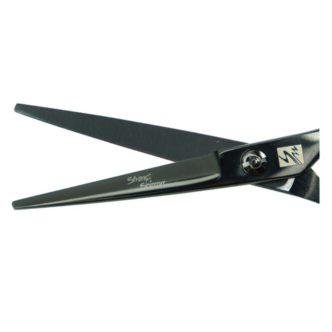 TIJERA MICRODENTADA NEGRA 5.5"