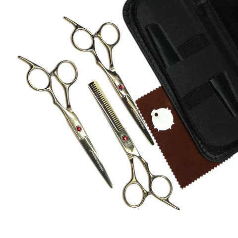 KIT TIJERAS X3 DORADO PB 1037