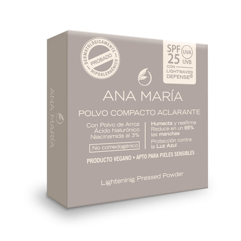 POLVO FACIAL ACLARANTE Y HUMECTANTE ANAMARIA