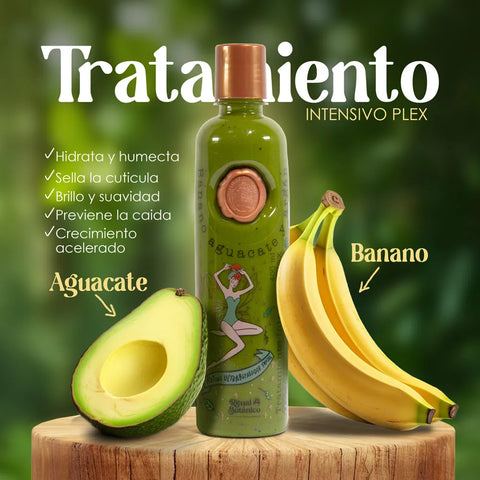 TRATAMIENTO INTENSIVO PLEX AGUACATE X400 ML RITUAL BOTANICO