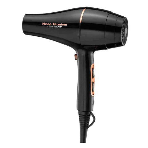 SECADOR NANOTITANIUM BLACK ROSE GOLD BABYLISS